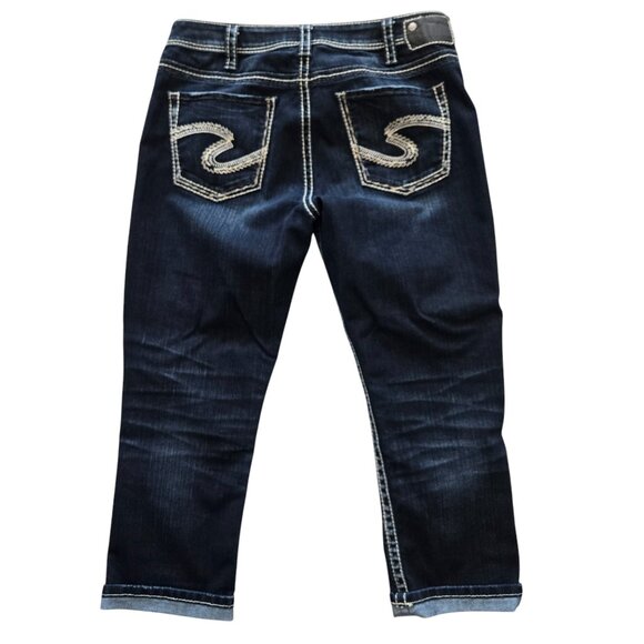 Silver Suki Capris - Picture 2 of 8